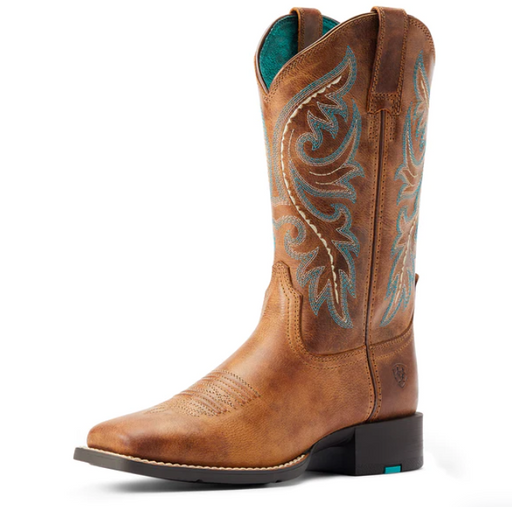 Bota Vaquera Round Up Cremallera Trasera 10044432