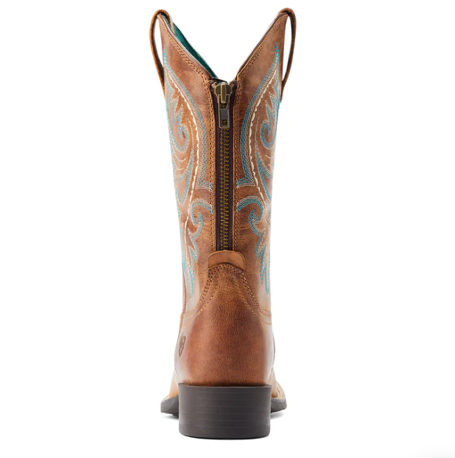 Bota Vaquera Round Up Cremallera Trasera 10044432