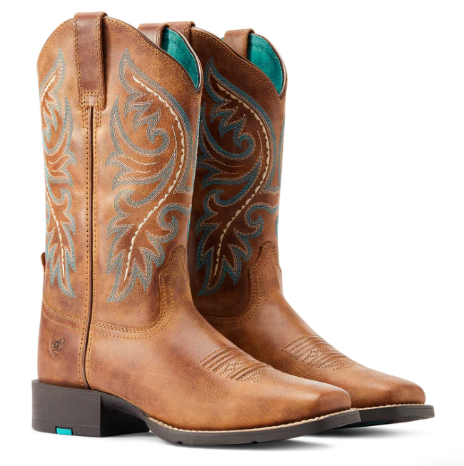 Bota Vaquera Round Up Cremallera Trasera 10044432