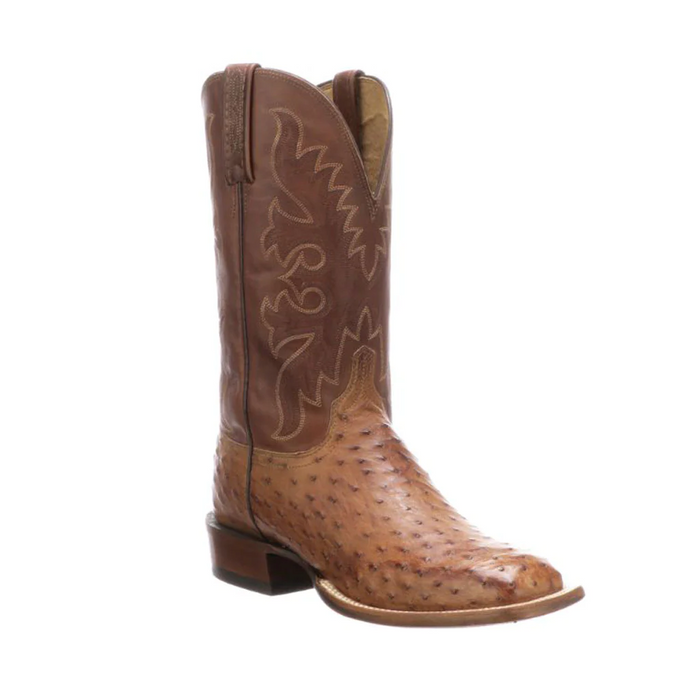 BOTAS LUCCHESE HARMON CL1024.W8S BARNWOOD OSTRICH