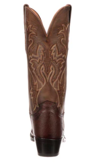 BOTAS LUCCHESE WOMENS AUGUSTA M5601.S54 RED OSTRICH