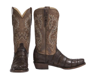 Botas Lucchese Burk M3195.74 Alligator Chocolate