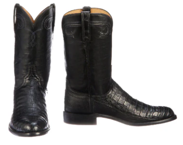BOTAS LUCCHESE GERARD N3048.C2 BLACK CAIMAN