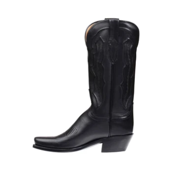 BOTAS LUCCHESE WOMENS MOD GRACE M5006.74 TAN BOV BLACK BOV