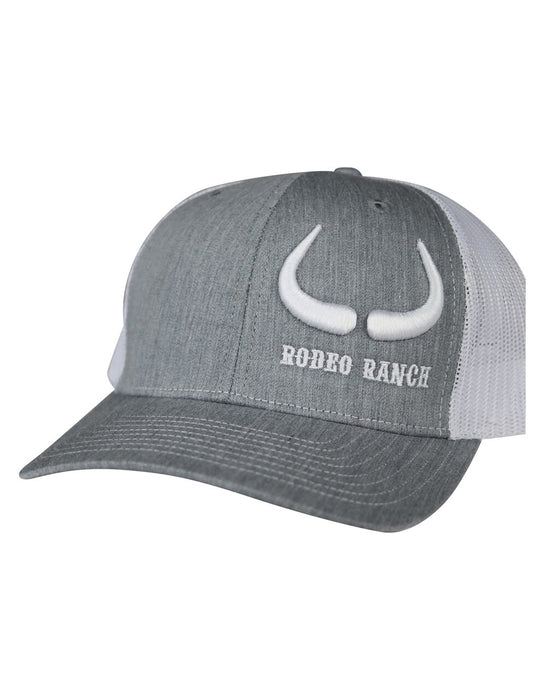 RODEO RANCH HORNS- Grey & White