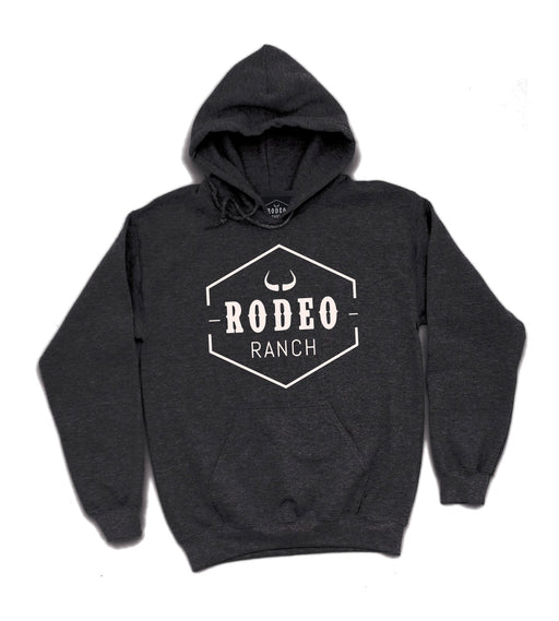 RODEO RANCH CLASSIC LOGO HOODIE - GREY