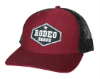 Rodeo Ranch Retro Star Hat - Cardinal & Black