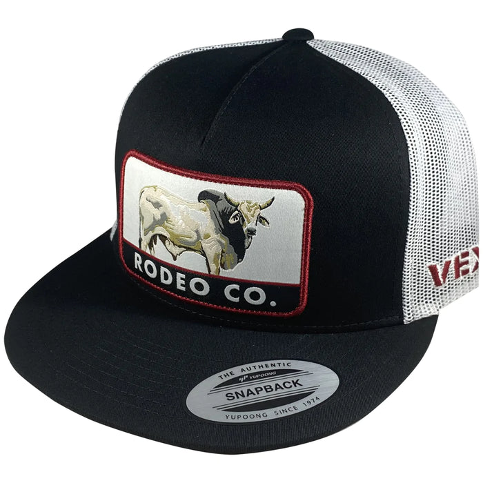 VEXIL RODEO CO.- BLACK - white mesh