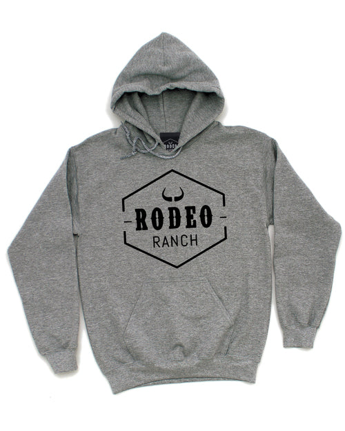 Rodeo Ranch Classic Logo Hoodie - Heather Grey