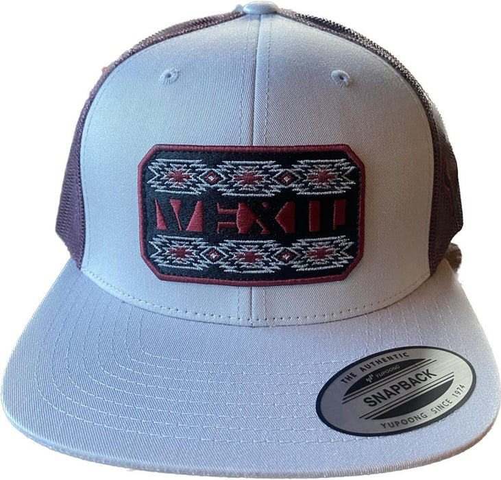 CACHUCHA Vexil Brand Vexil Tribe - Gris claro/ Malla color vino