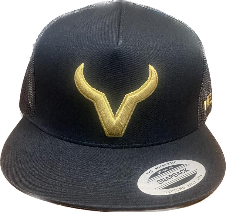 CACHUCHA VEXIL BRAND - Gold Icon - Black/Black Mesh